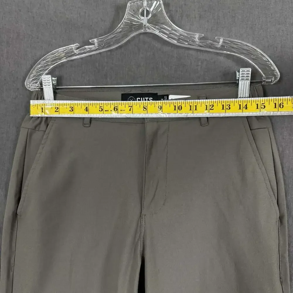 Cuts Clothing Men's Size Medium Brown Slim Fit AO Jogger Pants